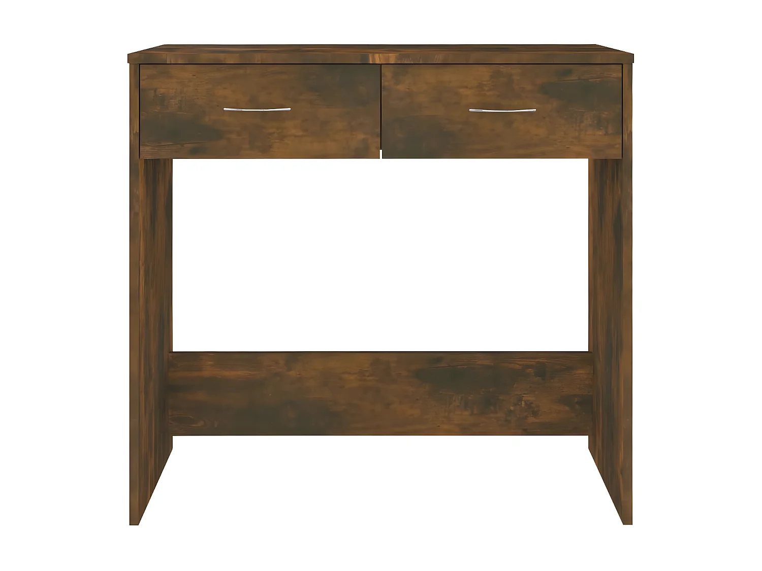 Bureau Chêne fumé 80x40x75 cm Bois d'ingénierie