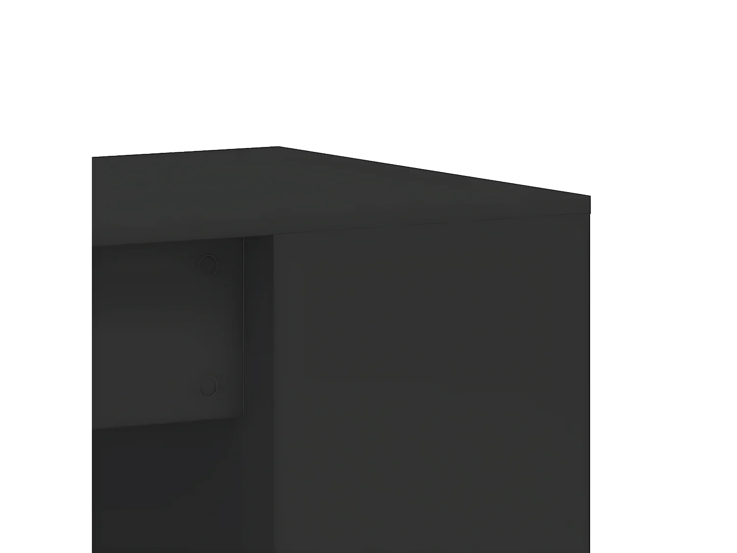 Bureau 102x50x75 cm bewerkt hout zwart