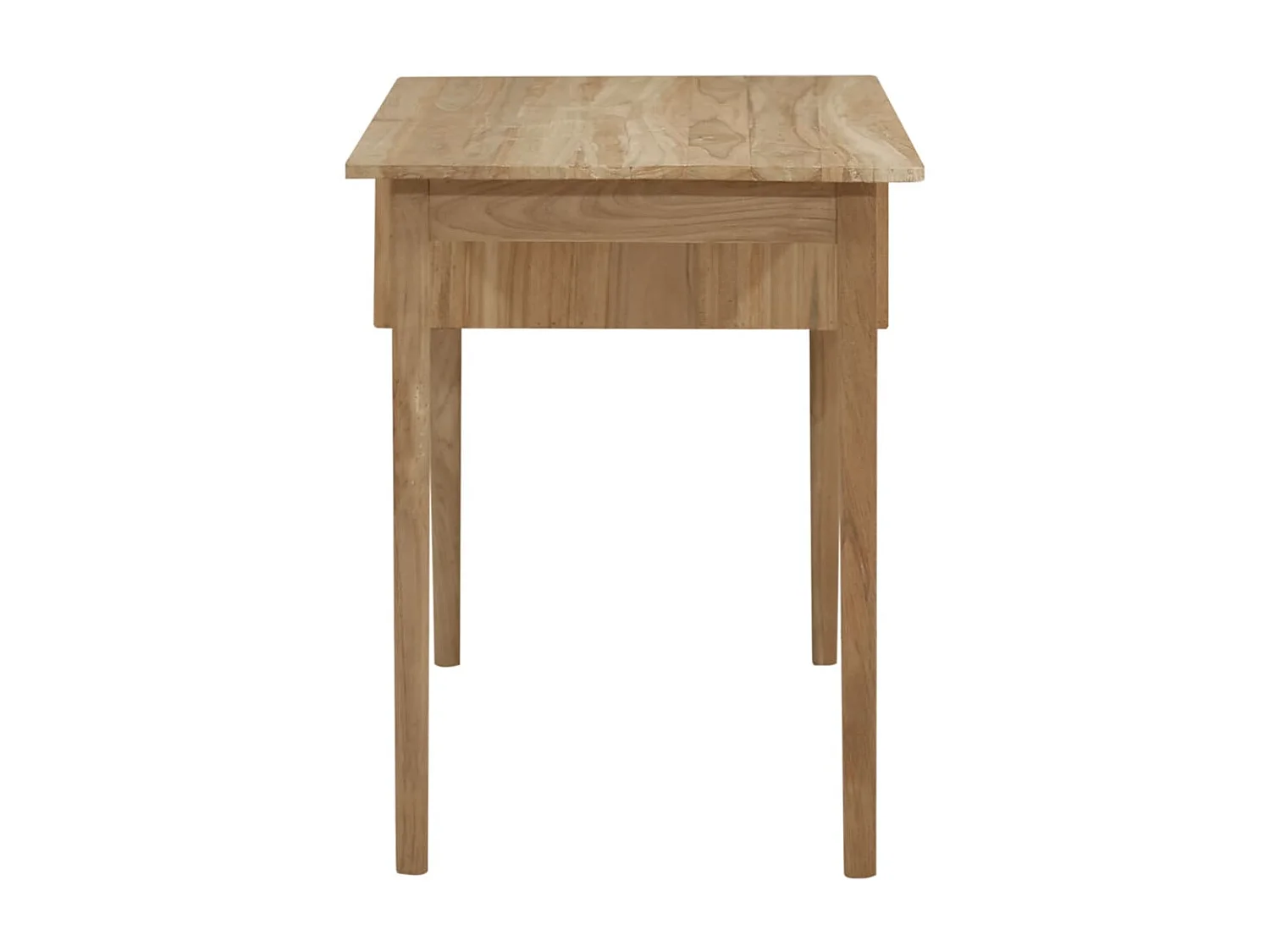 Bureau avec 2 tiroirs 110x52x75 cm Bois de teck solide