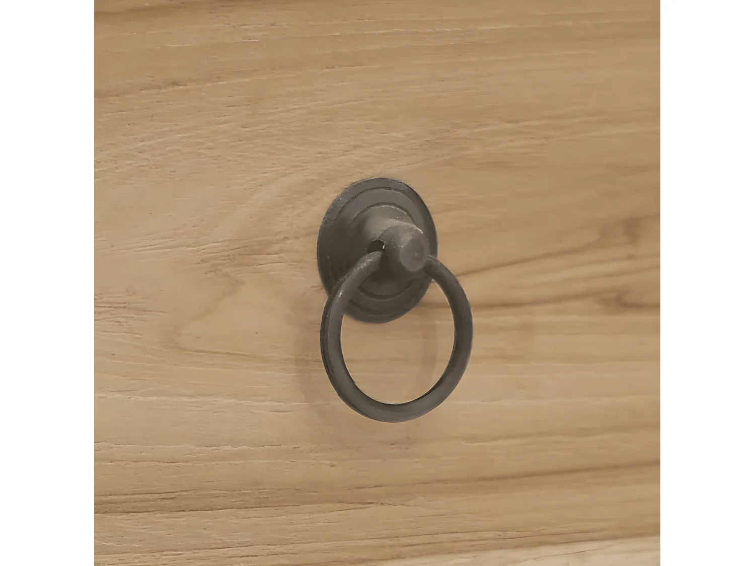 Bureau avec 2 tiroirs 110x52x75 cm Bois de teck solide