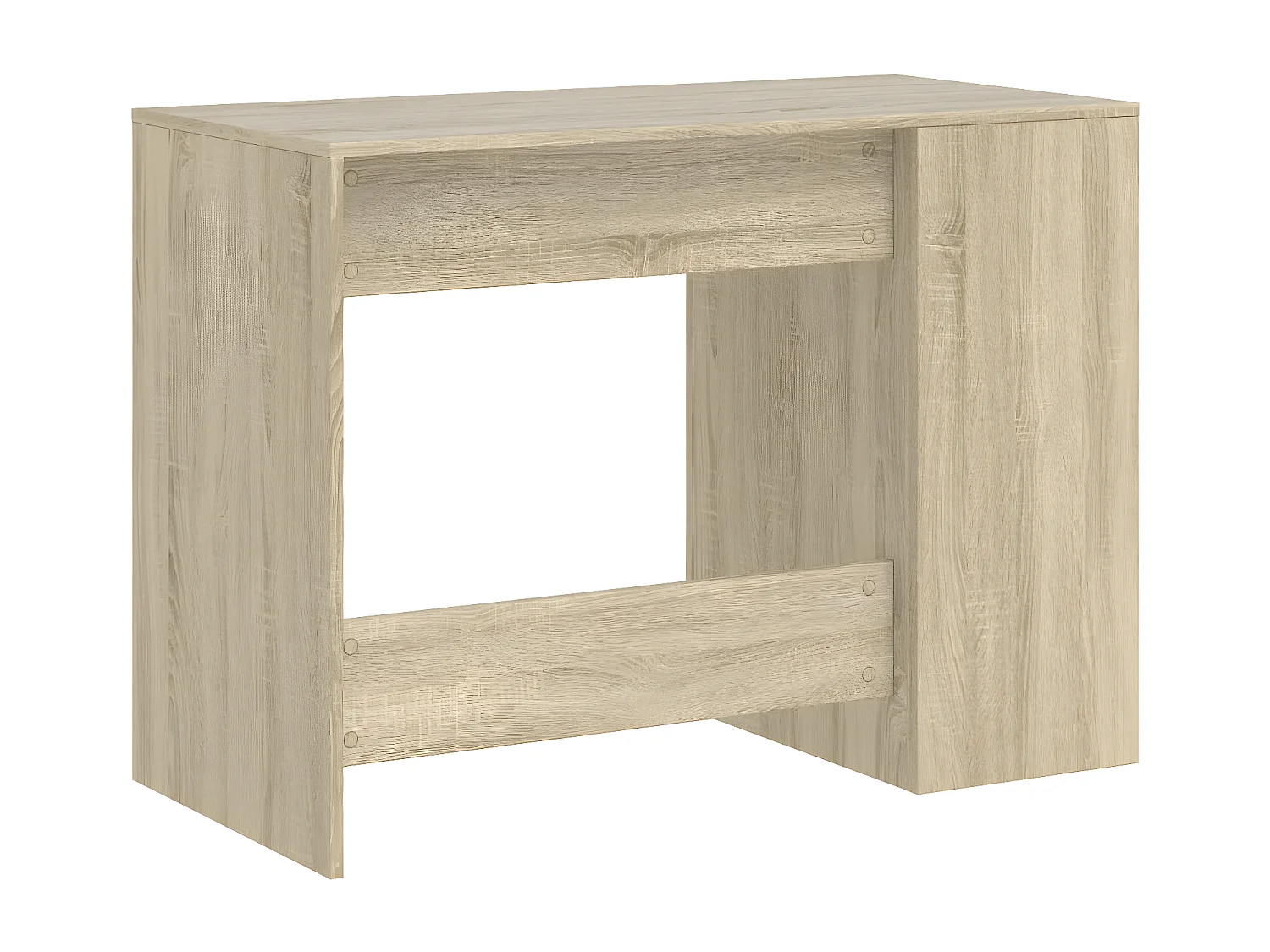 Bureau chêne sonoma 102x50x75 cm bois d'ingénierie