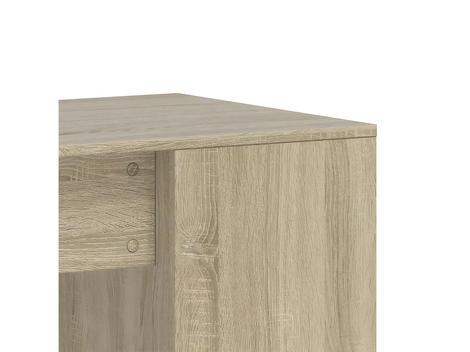 Bureau chêne sonoma 102x50x75 cm bois d'ingénierie