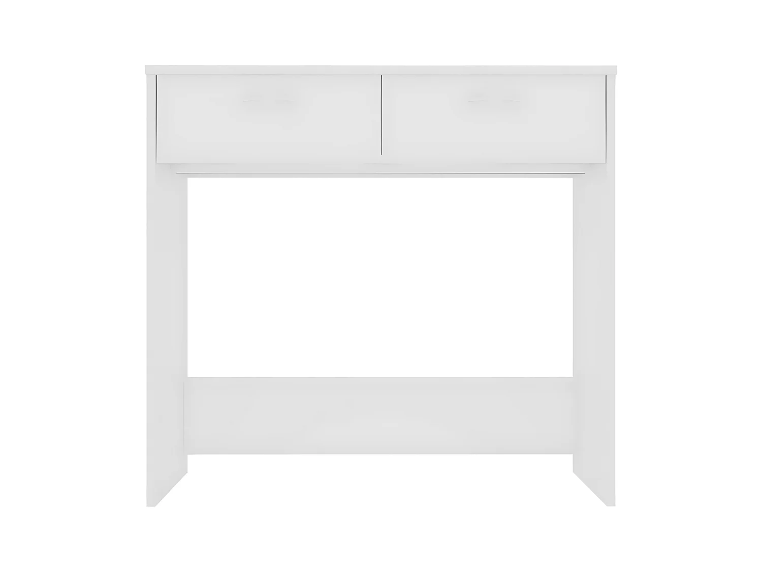 Bureau Blanc 80x40x75 cm Bois d'ingénierie