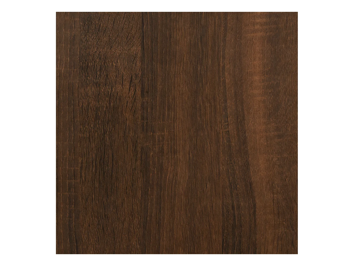 Bureau chêne marron 141x141x75 cm bois d'ingénierie