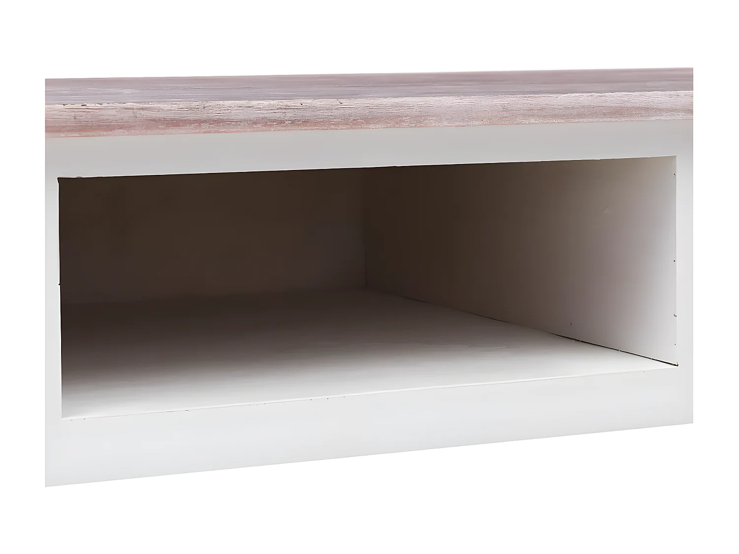 Escritorio de madera marrón 110x45x76 cm