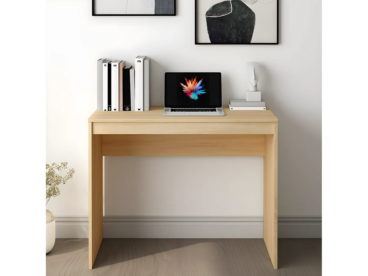 Bureau Chêne sonoma 90x40x72 cm Bois d'ingénierie