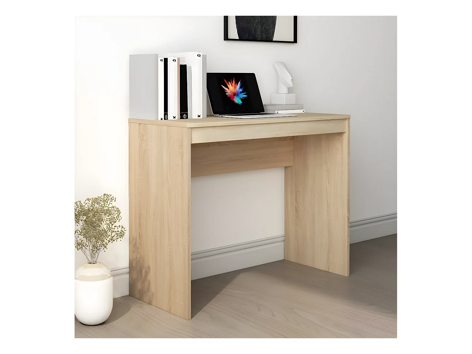 Bureau Chêne sonoma 90x40x72 cm Bois d'ingénierie