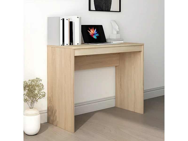 Bureau Chêne sonoma 90x40x72 cm Bois d'ingénierie