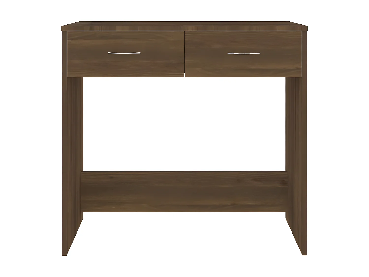 Bureau Chêne marron 80x40x75 cm Bois d'ingénierie