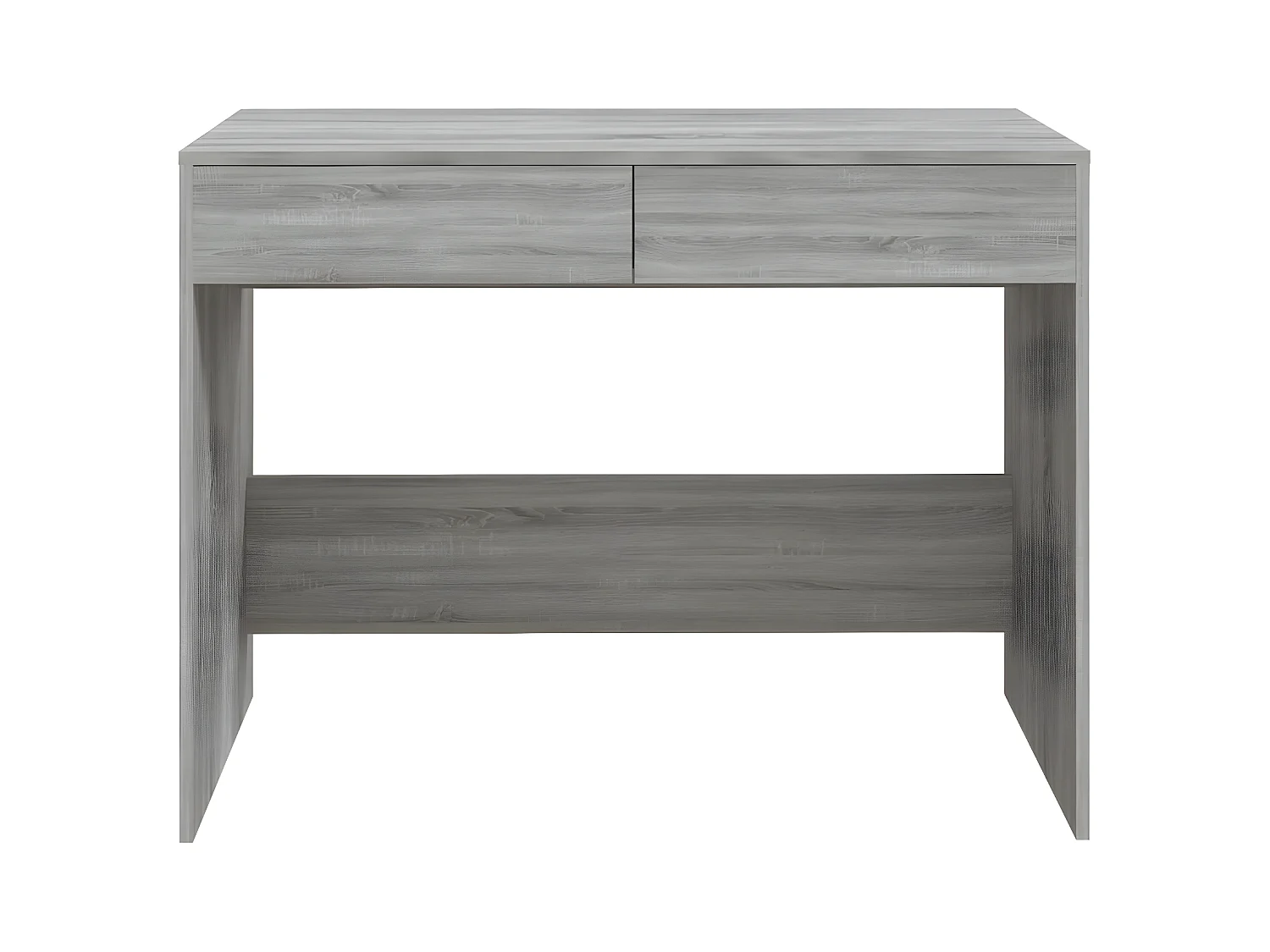 Bureau Sonoma gris 101x50x76,5 cm Aggloméré