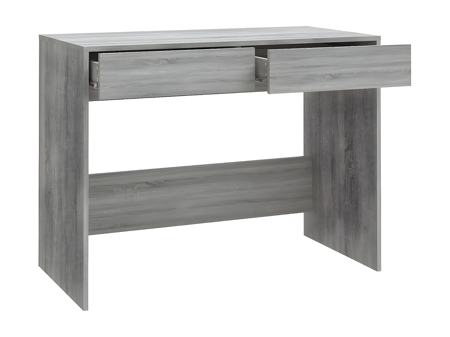 Bureau Sonoma gris 101x50x76,5 cm Aggloméré