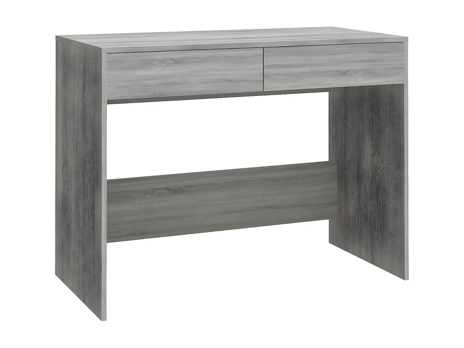 Bureau Sonoma gris 101x50x76,5 cm Aggloméré