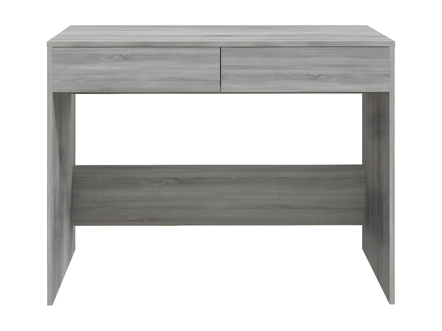 Bureau Sonoma gris 101x50x76,5 cm Aggloméré