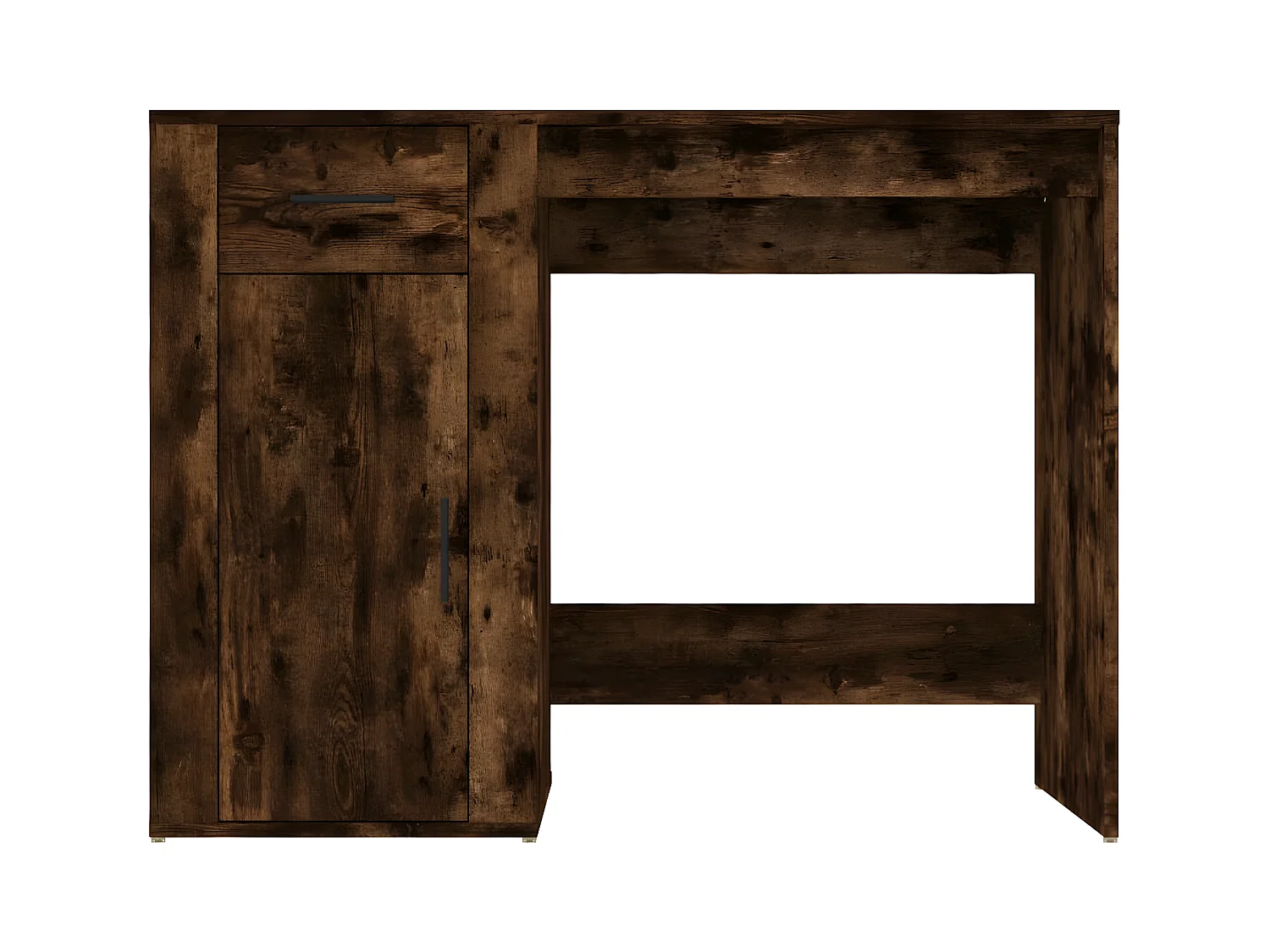 Bureau Chêne fumé 100x49x75 cm Bois d'ingénierie