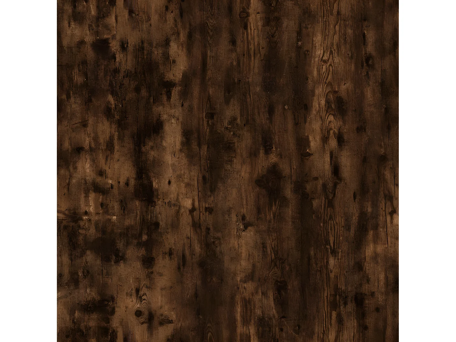 Bureau Chêne fumé 100x49x75 cm Bois d'ingénierie