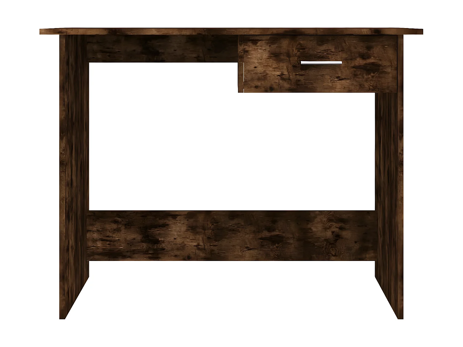 Bureau Chêne fumé 100x50x76 cm Bois d'ingénierie