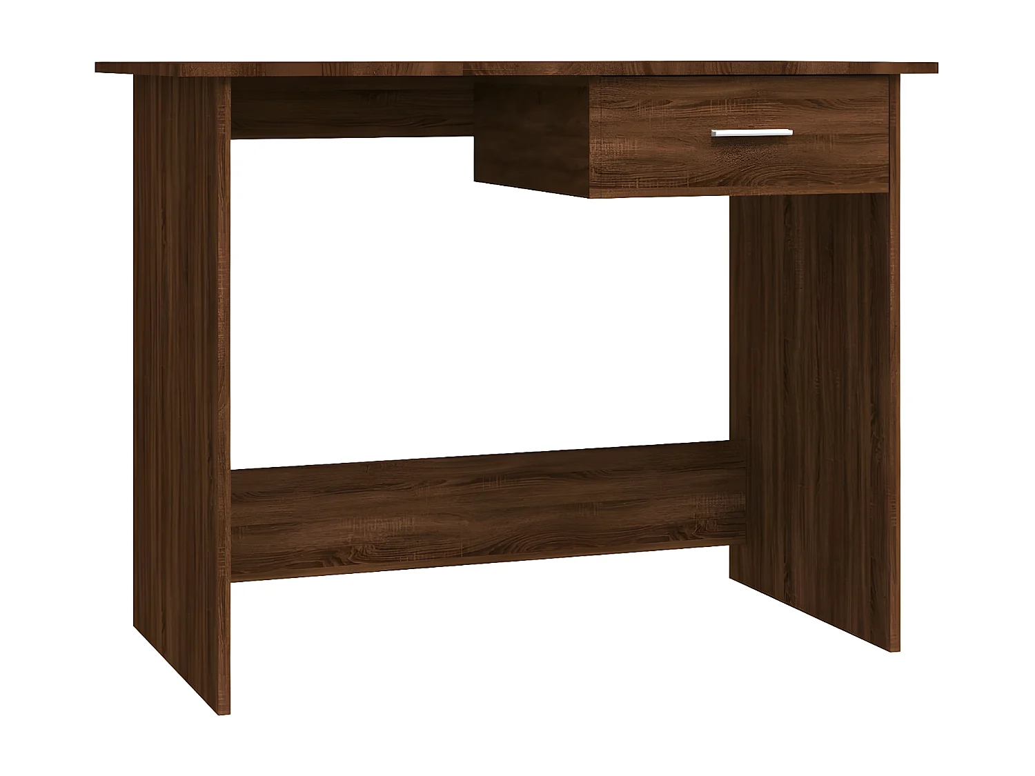 Bureau Chêne marron 100x50x76 cm Bois d'ingénierie