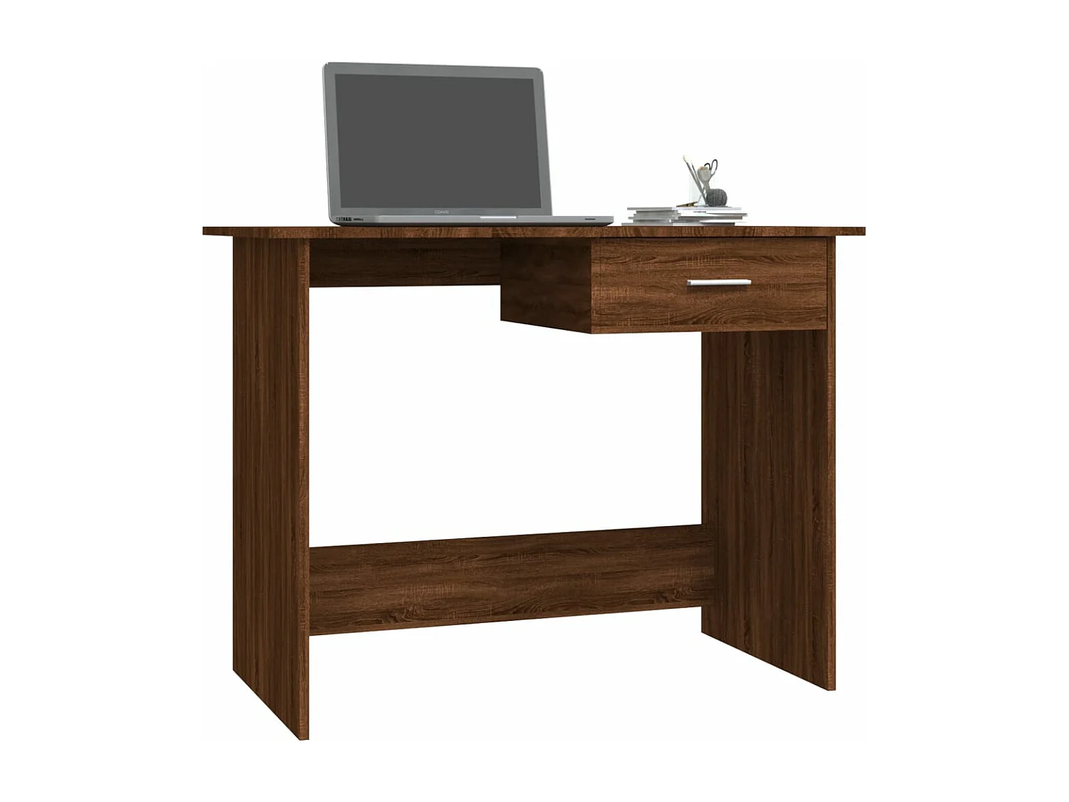 Bureau Chêne marron 100x50x76 cm Bois d'ingénierie