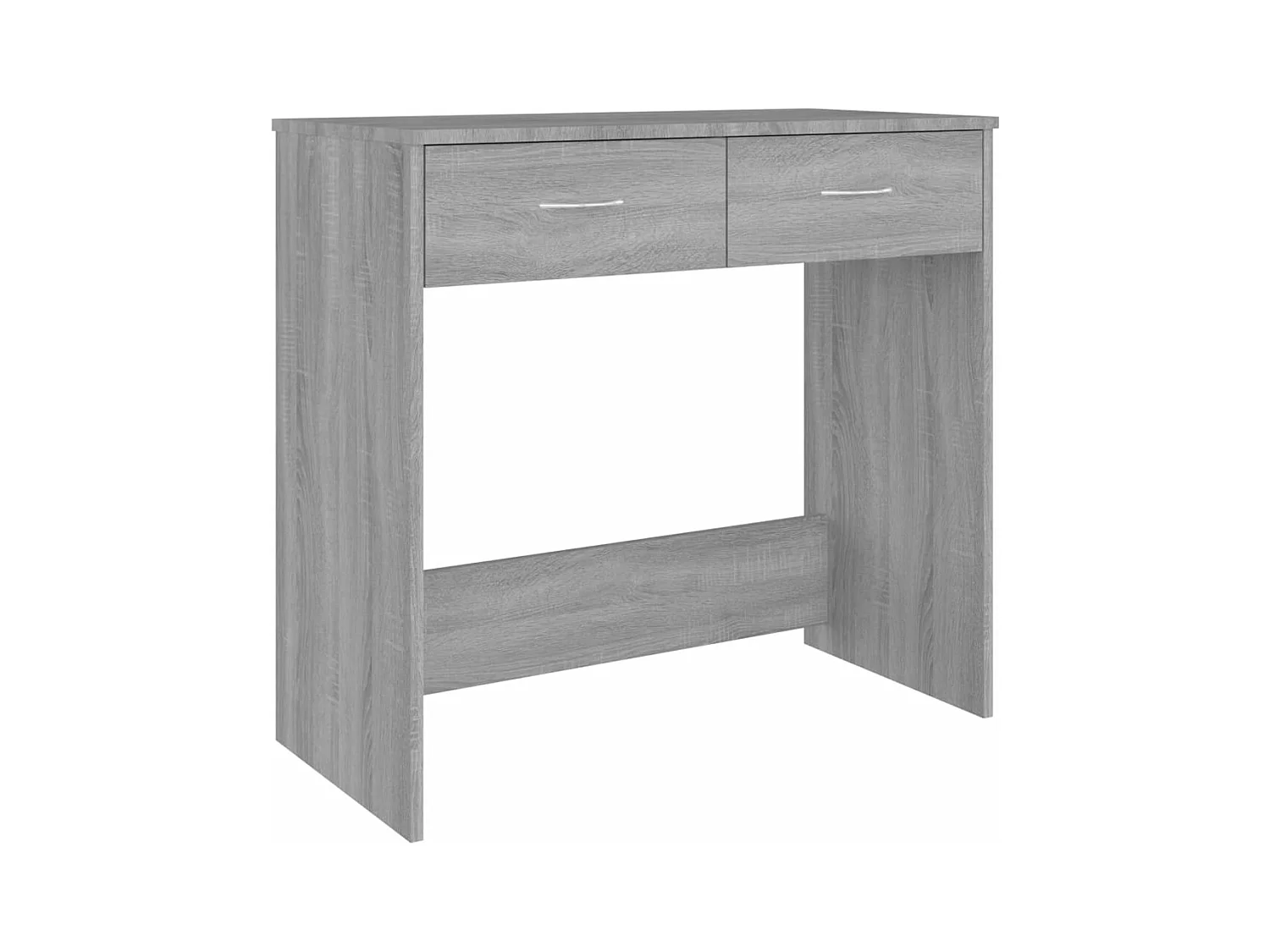 Bureau Sonoma gris 80x40x75 cm Bois d'ingénierie