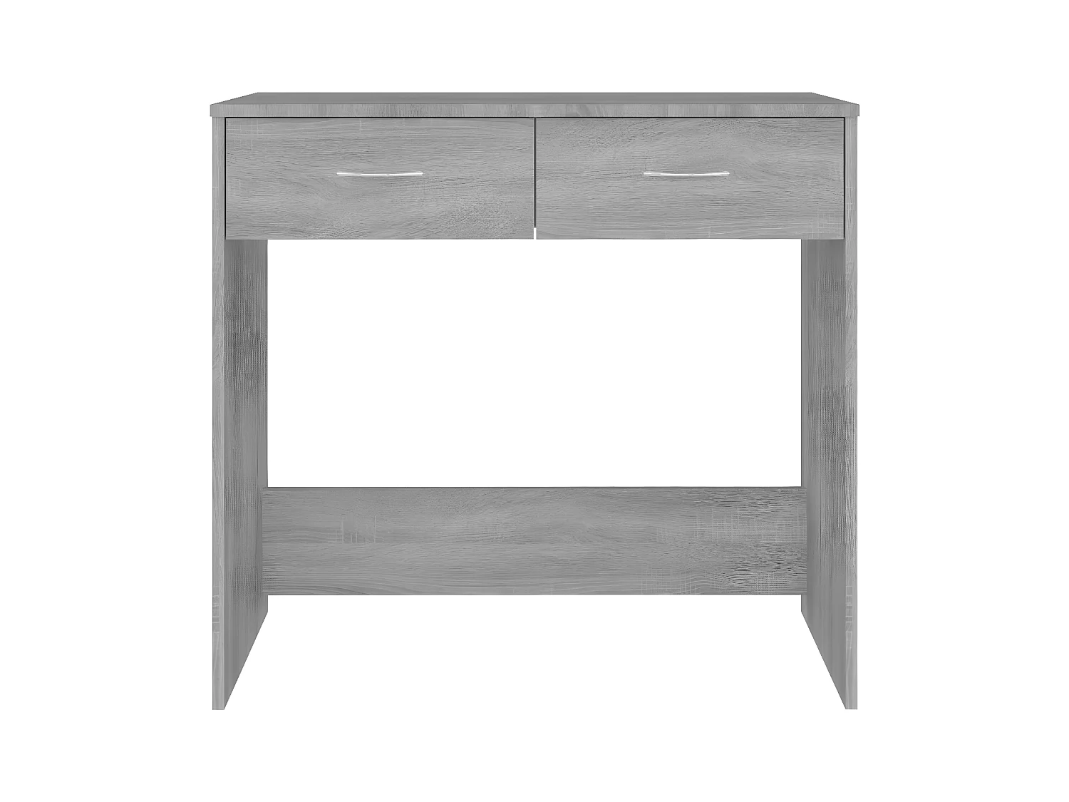 Bureau Sonoma gris 80x40x75 cm Bois d'ingénierie