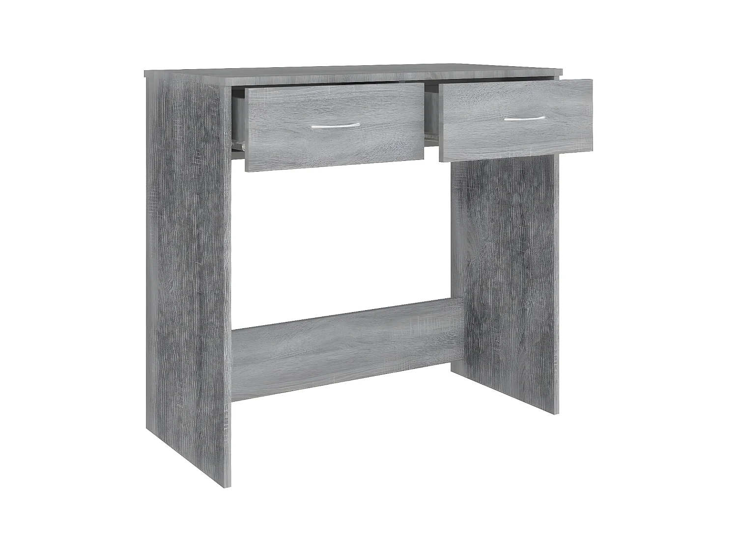 Bureau Sonoma gris 80x40x75 cm Bois d'ingénierie