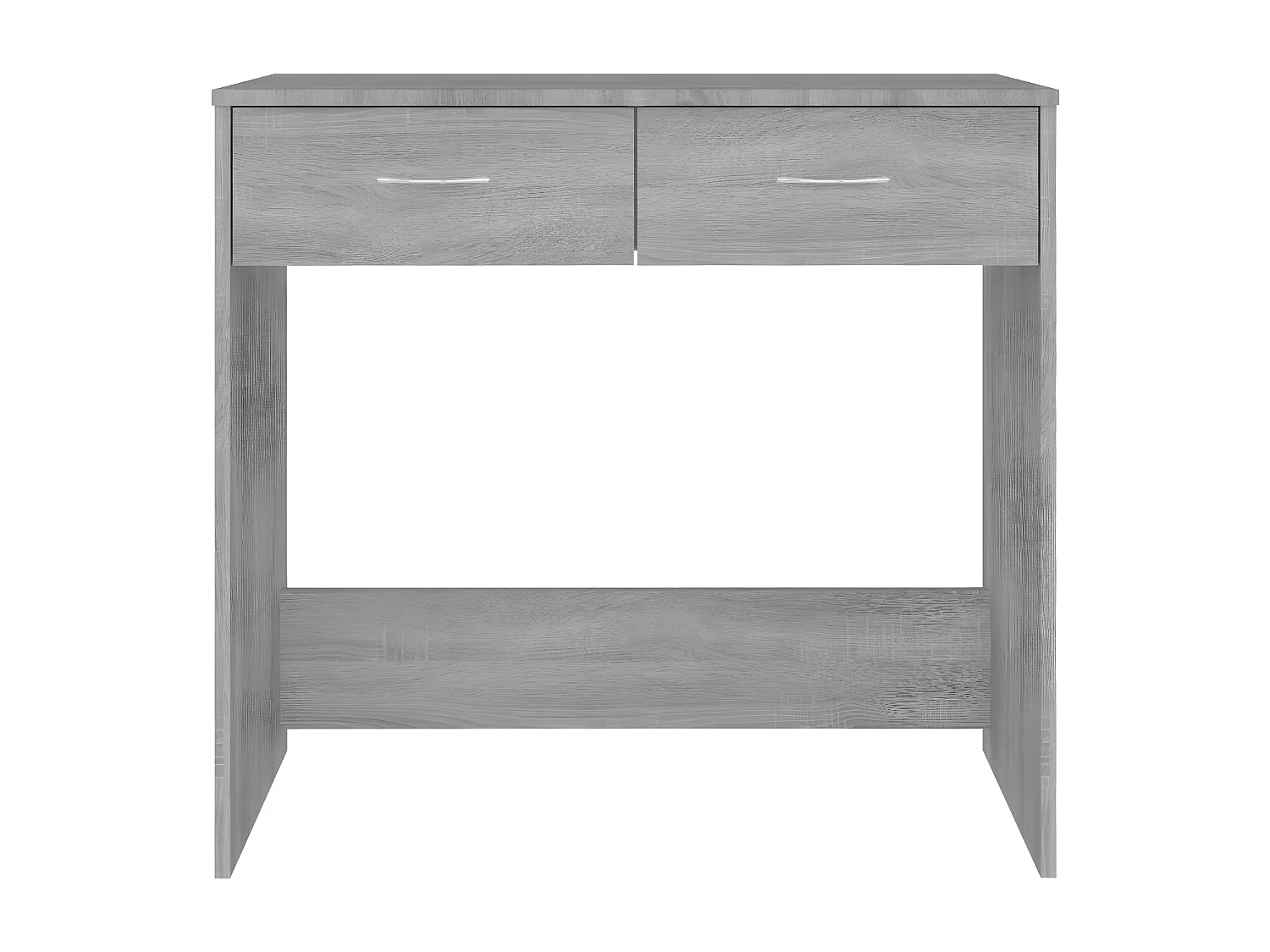 Bureau Sonoma gris 80x40x75 cm Bois d'ingénierie