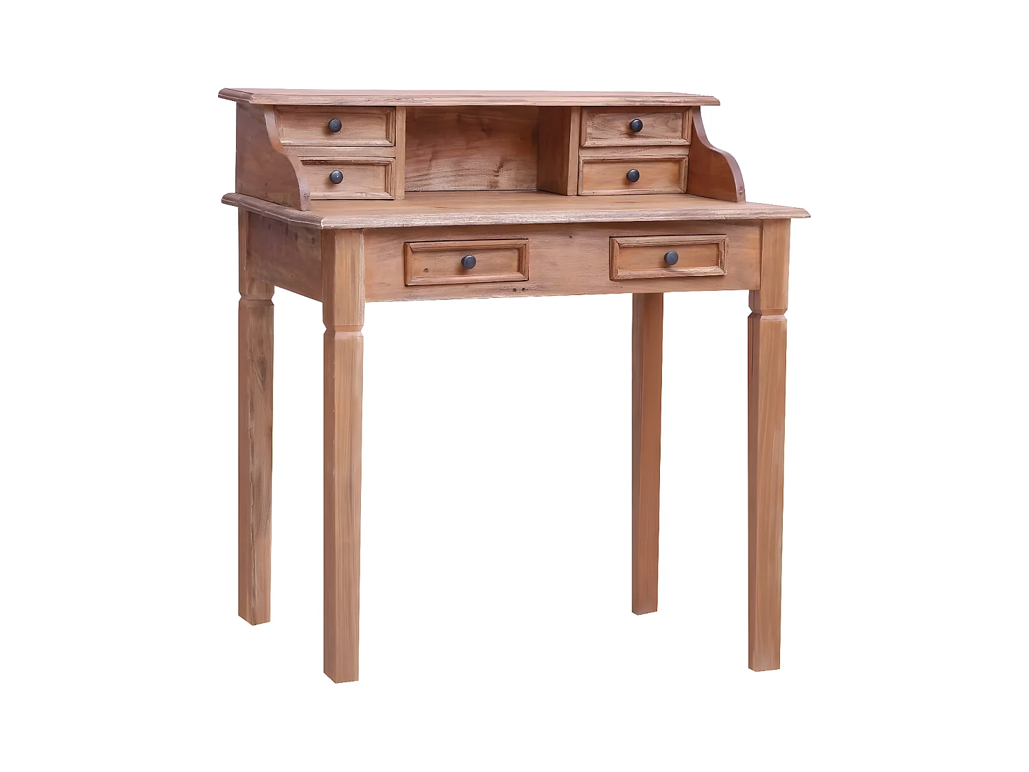 Bureau avec tiroirs 90x50x101 cm Bois de récupération solide