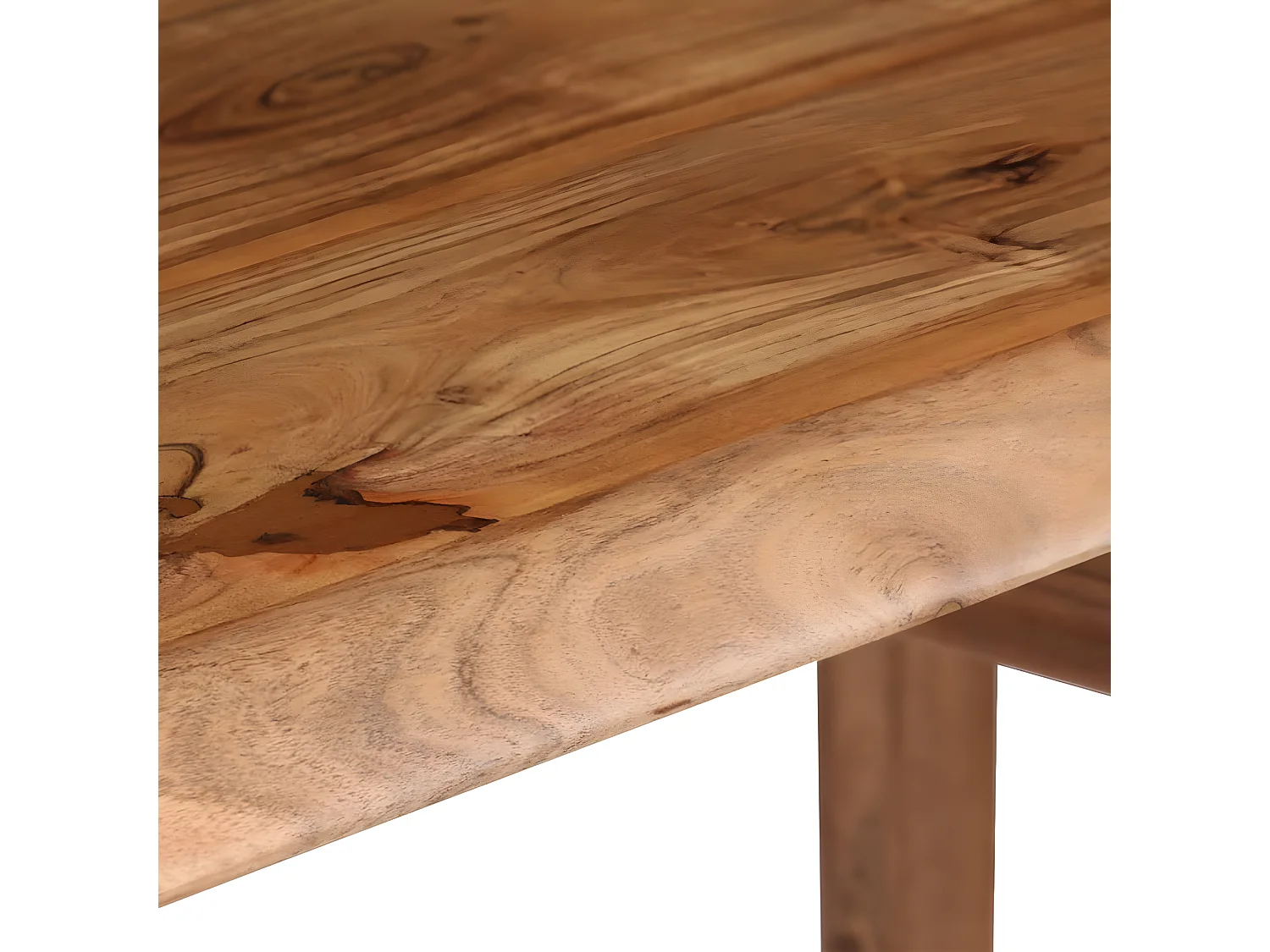 Bureau Bois d'acacia massif 110 x 50 x 76 cm