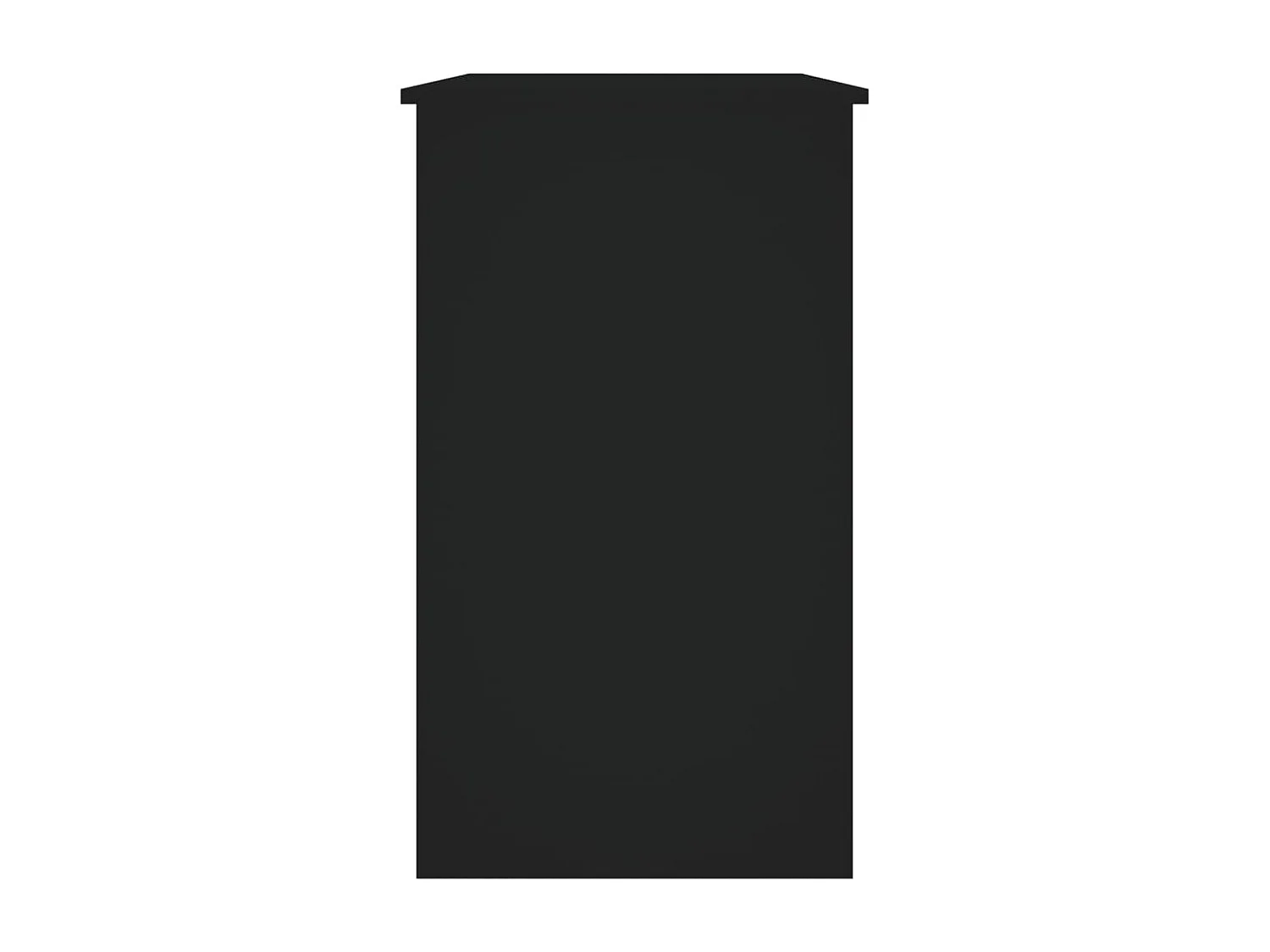 Bureau Noir 90x45x76 cm Aggloméré