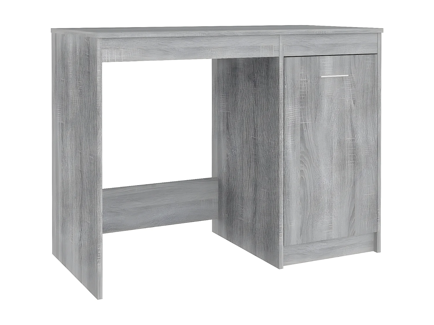 Bureau Sonoma gris 100x50x76 cm Bois d'ingénierie