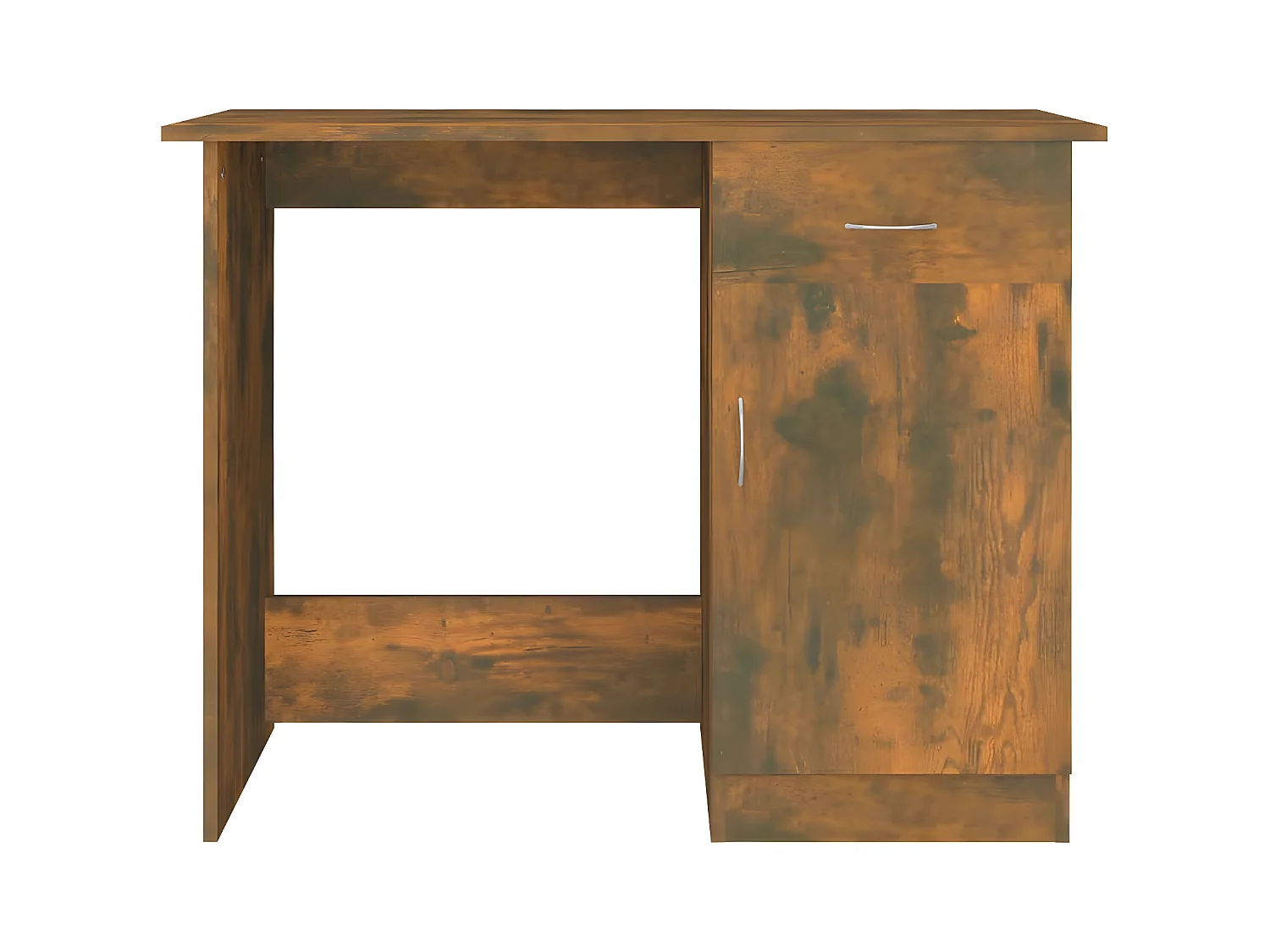 Bureau Chêne fumé 100x50x76 cm Bois d'ingénierie
