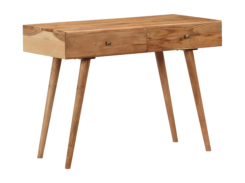 Bureau 100x51x76 cm Bois d'acacia solide