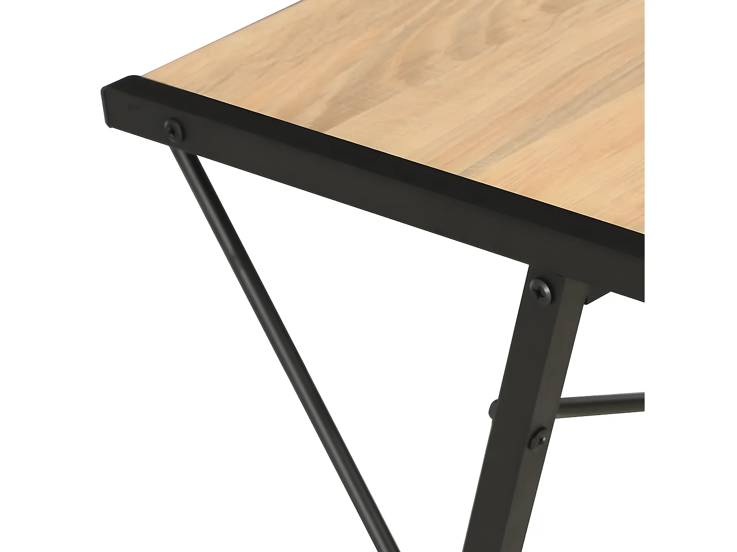 Bureau avec étagère Noir et chêne 116x50x93 cm