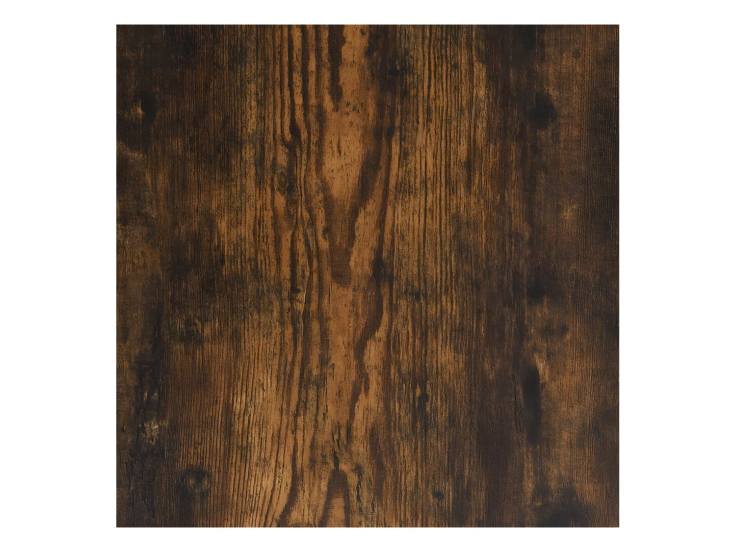 Bureau chêne fumé 139x139x75 cm bois d'ingénierie