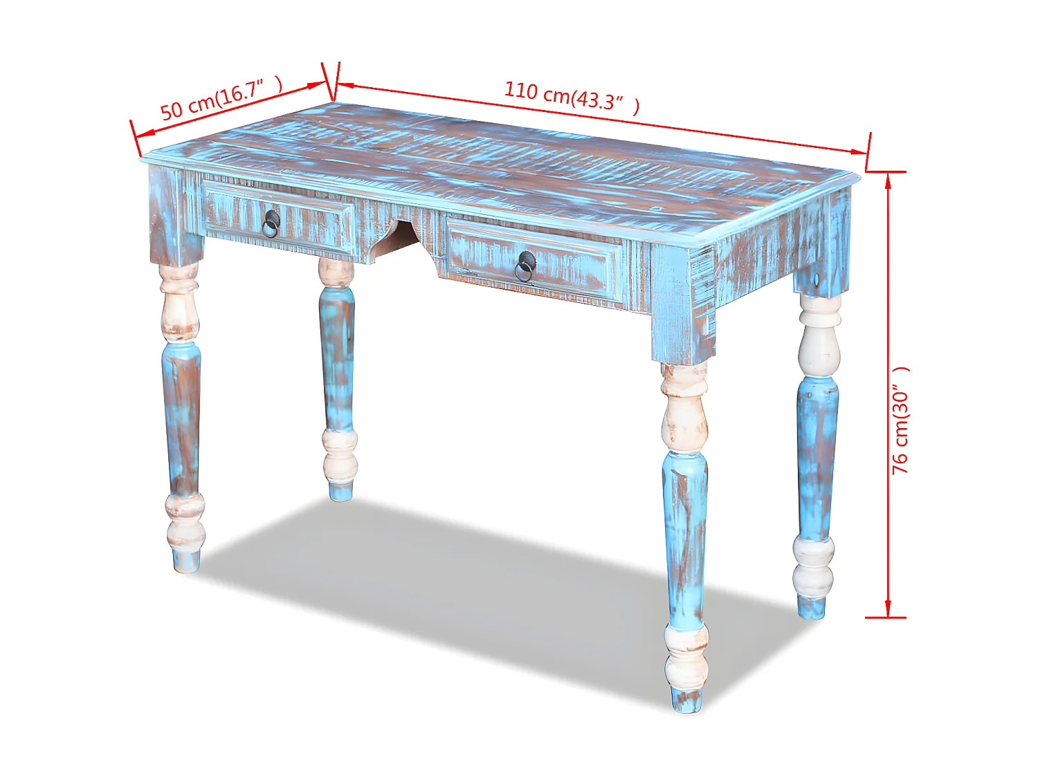 Bureau Bois de récupération massif