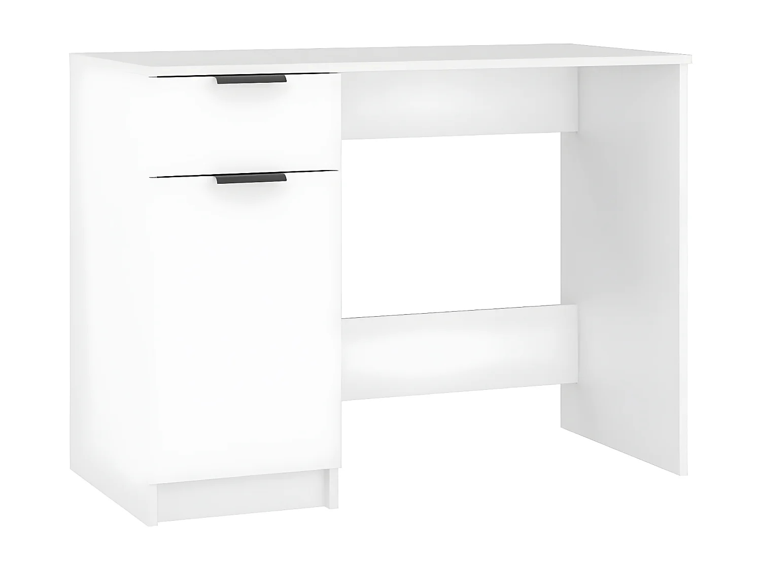 Bureau Blanc 100x50x75 cm Bois d'ingénierie