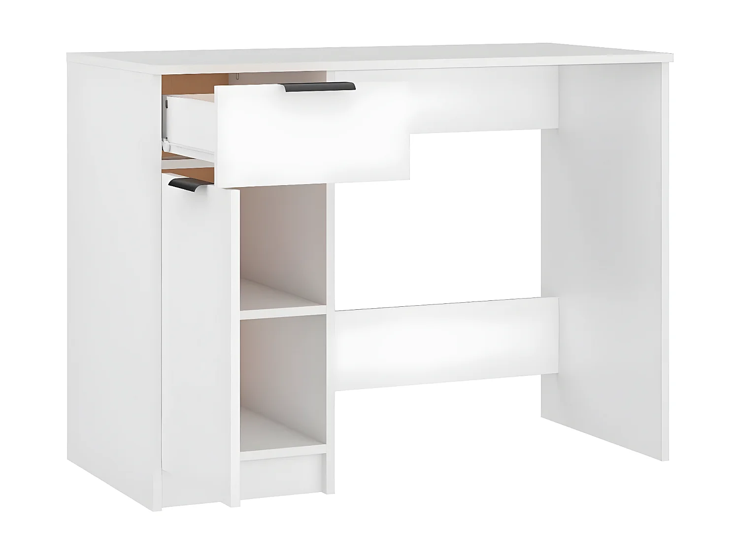 Bureau Blanc 100x50x75 cm Bois d'ingénierie