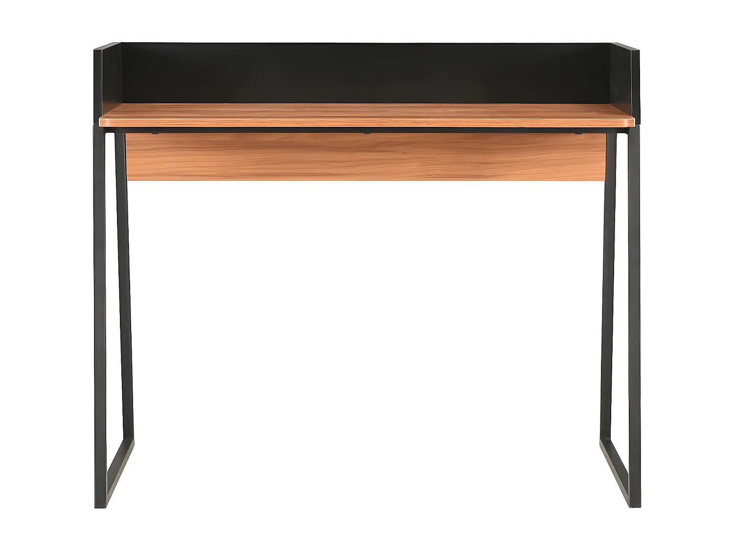 Bureau Noir et marron 90x60x88 cm