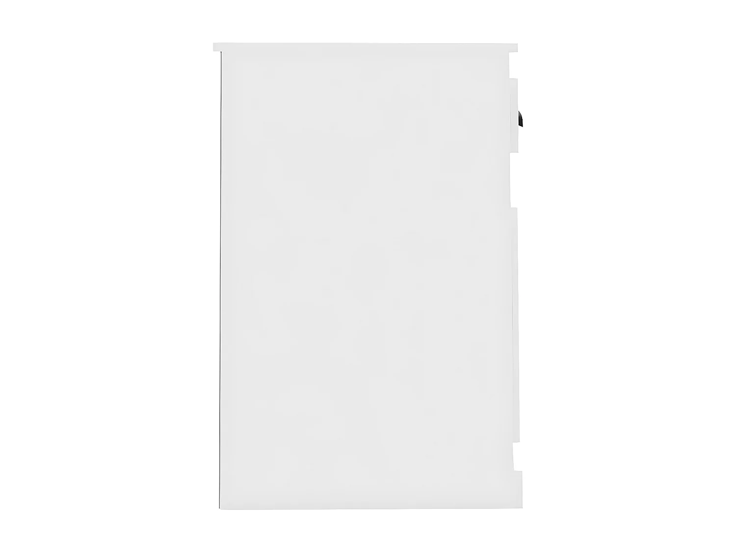 Escritorio cajón madera contrachapada blanco brillo 115x50x75cm