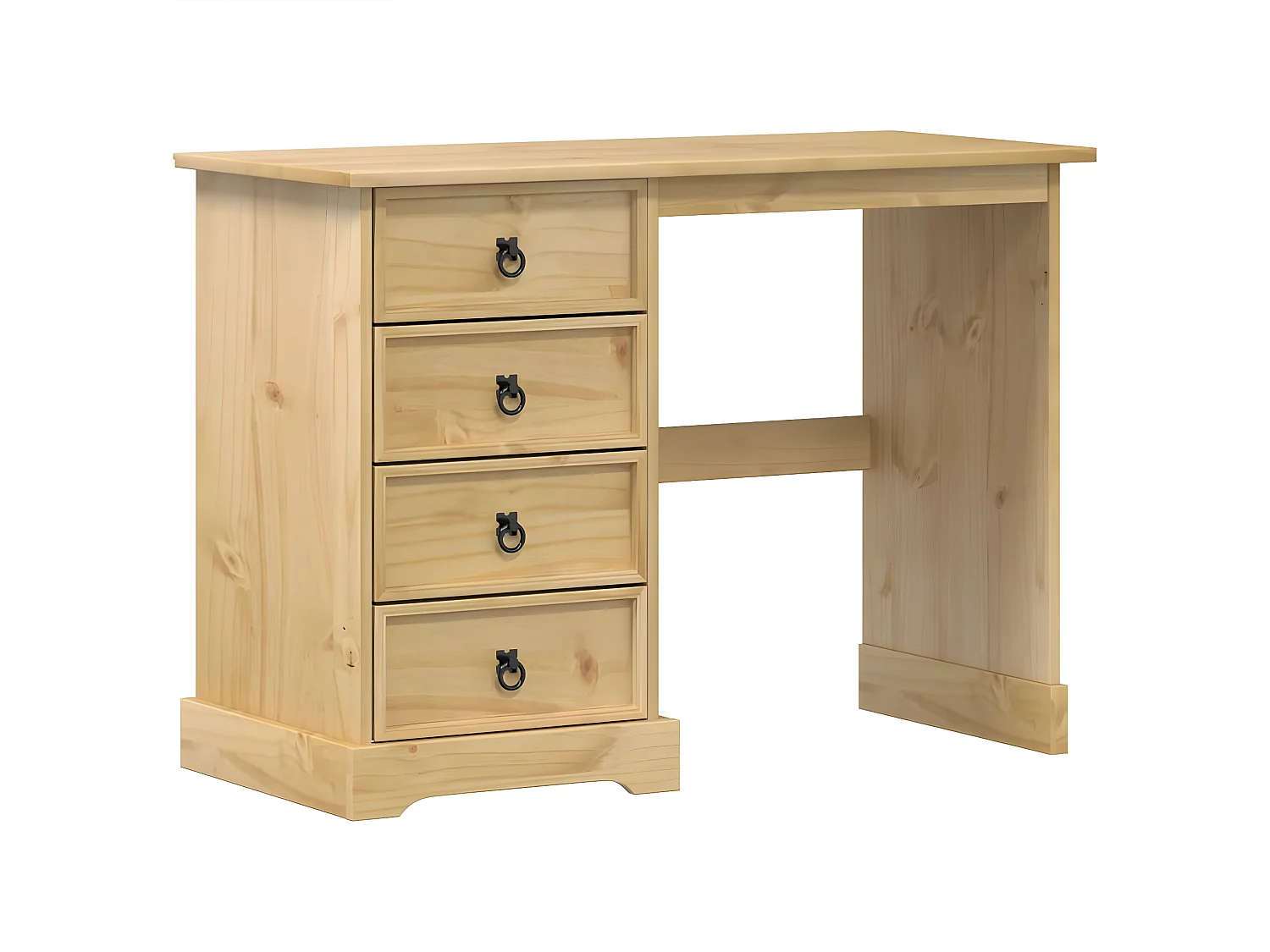 Bureau 104x47x75 cm bois de pin massif
