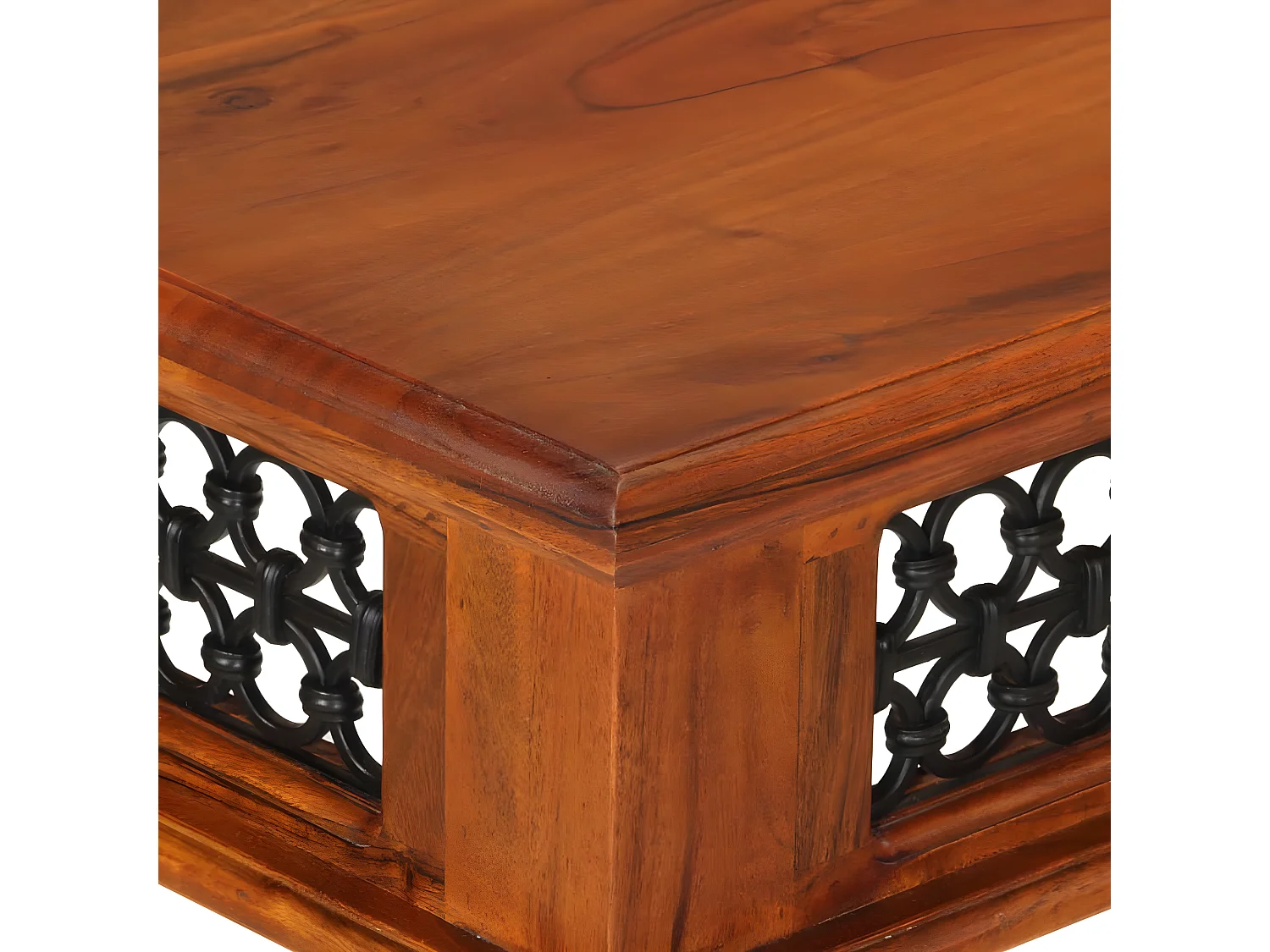 Bureau avec tiroir 110x50x76 cm bois d'acacia solide