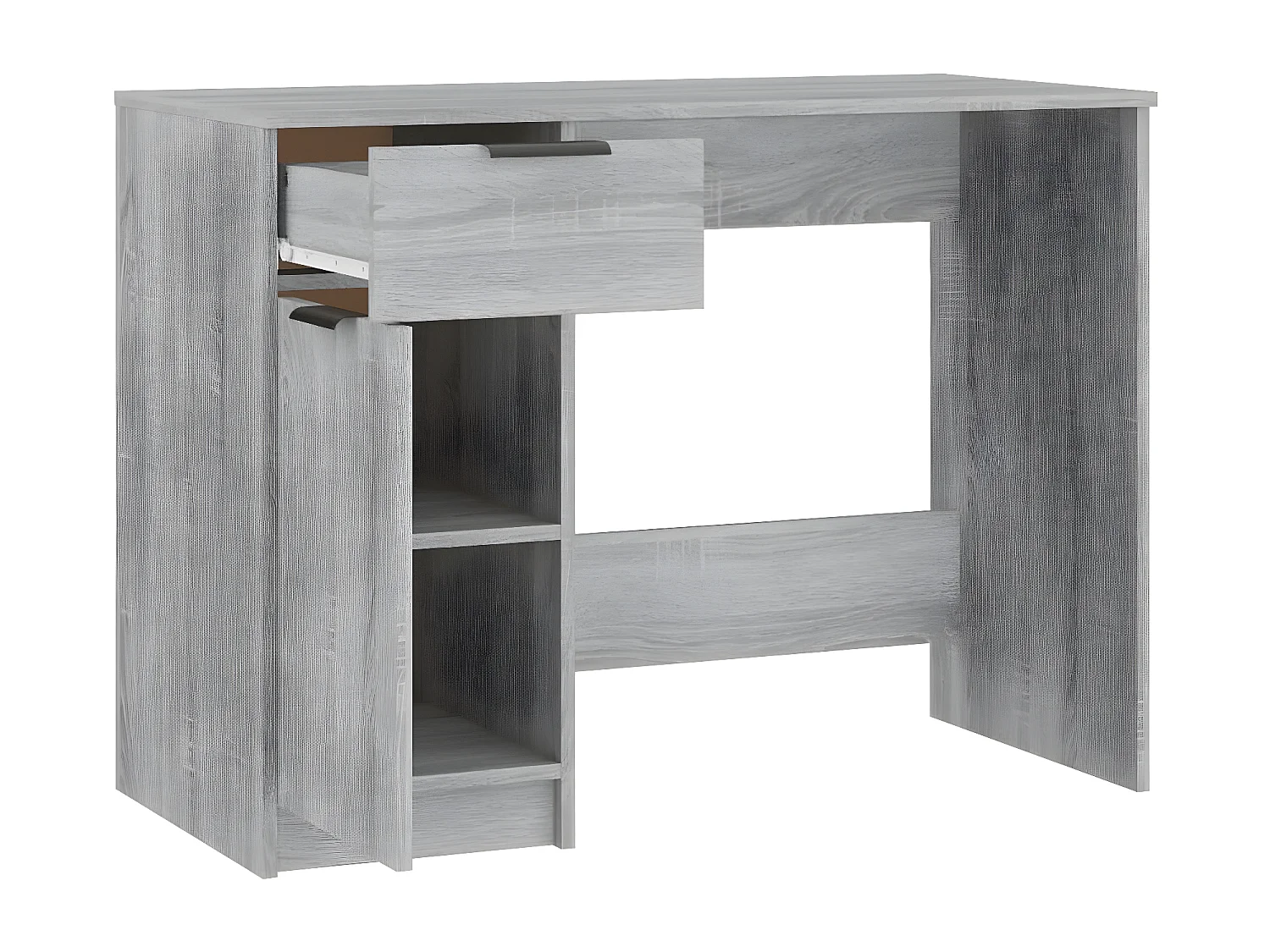Bureau Sonoma gris 100x50x75 cm Bois d'ingénierie