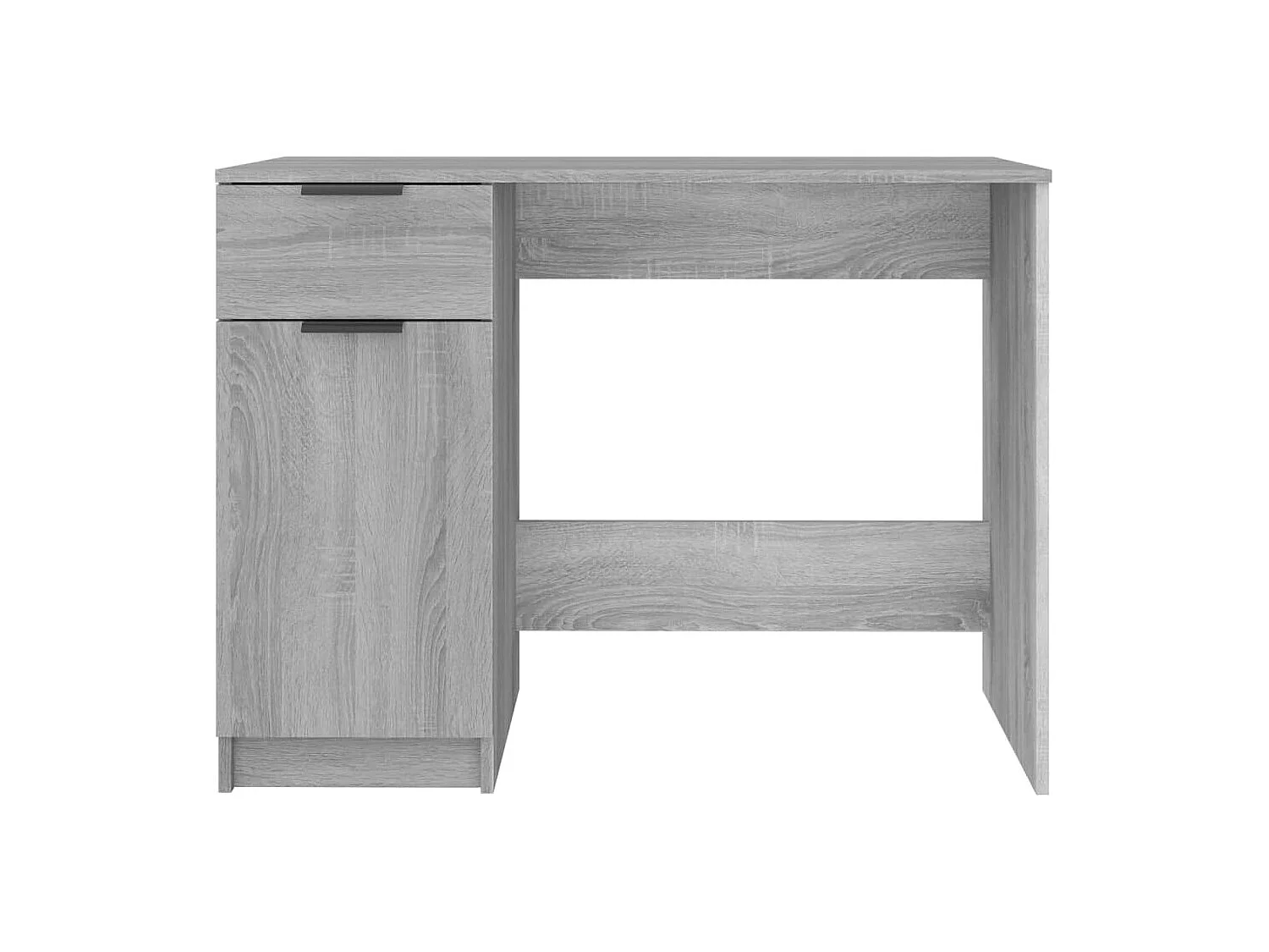 Bureau Sonoma gris 100x50x75 cm Bois d'ingénierie