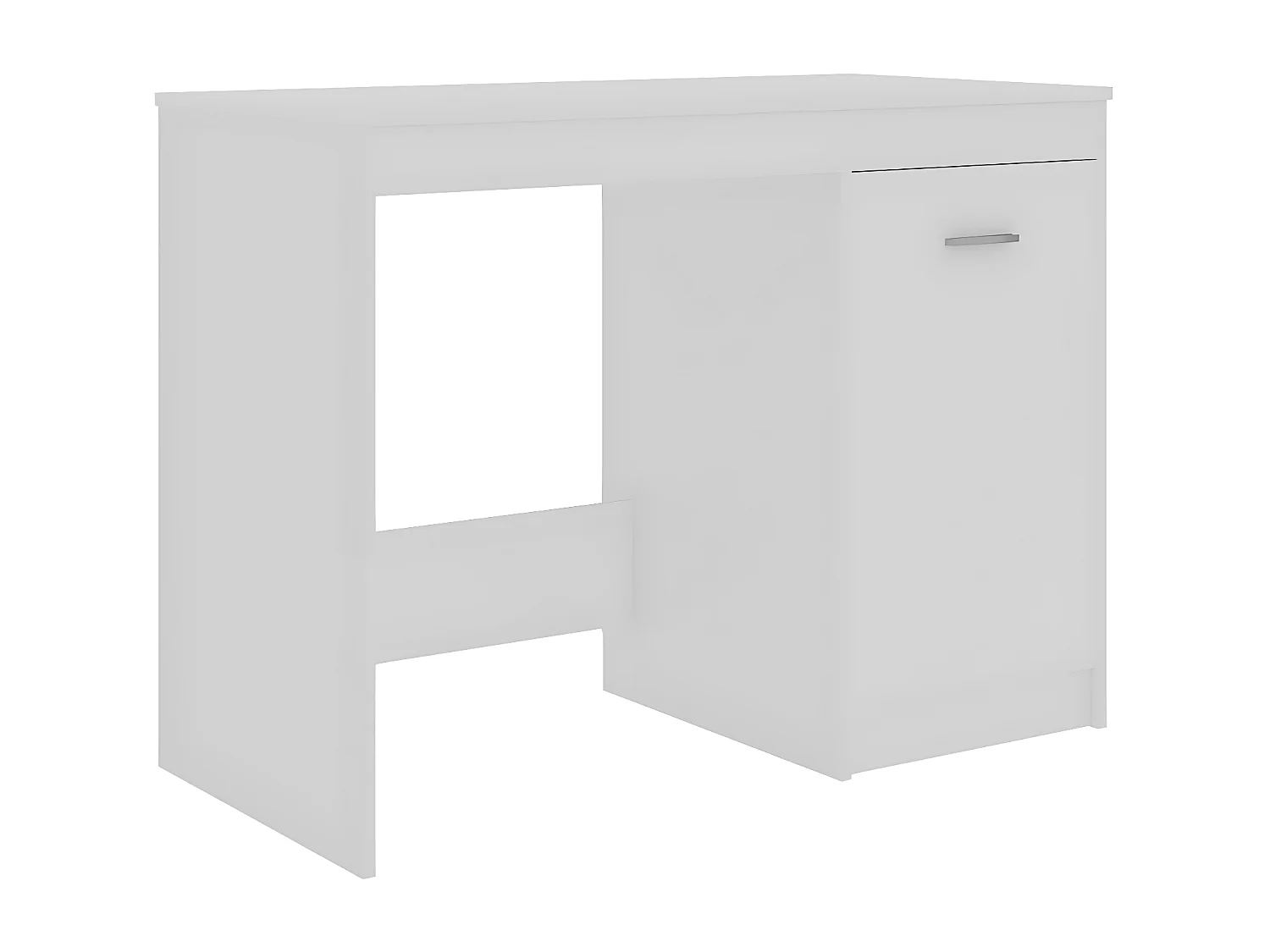 Bureau Blanc 140x50x76 cm Aggloméré