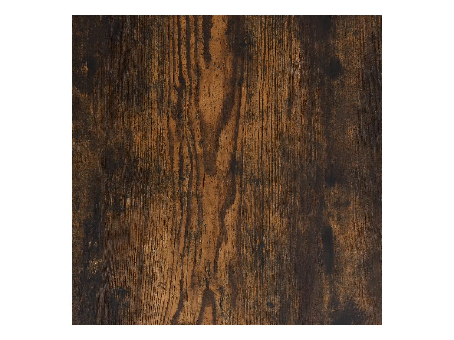 Bureau chêne fumé 139x139x75 cm bois d'ingénierie