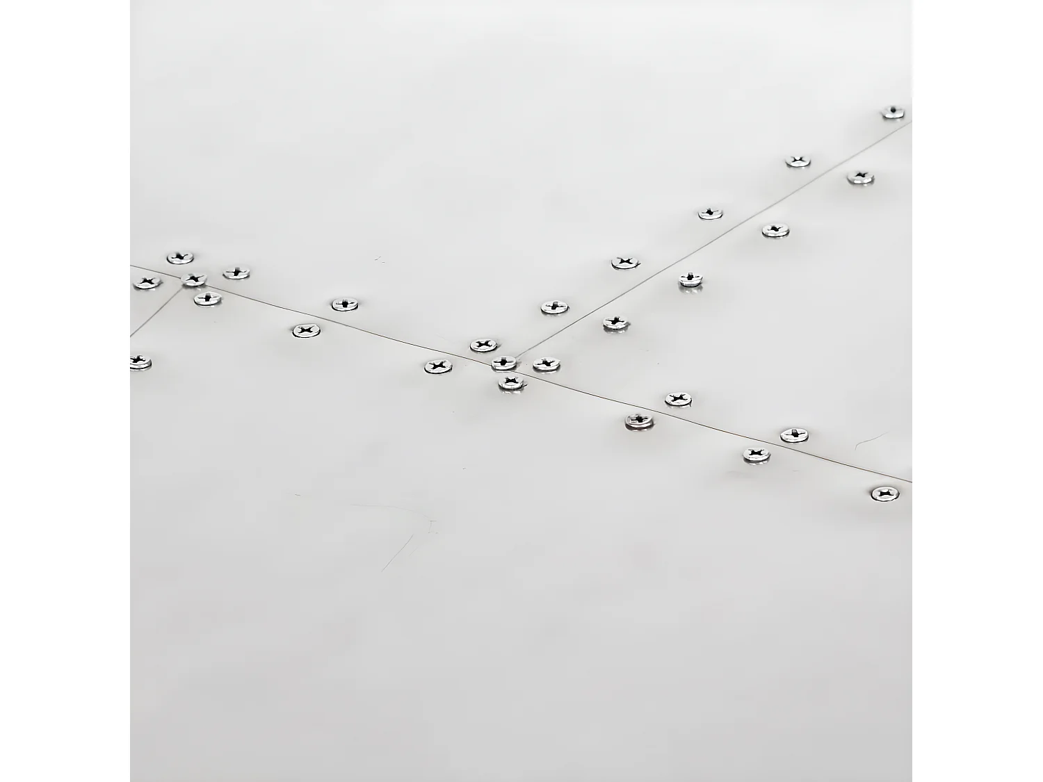 Escritorio de ala de avión metal plateado 112x50x76 cm