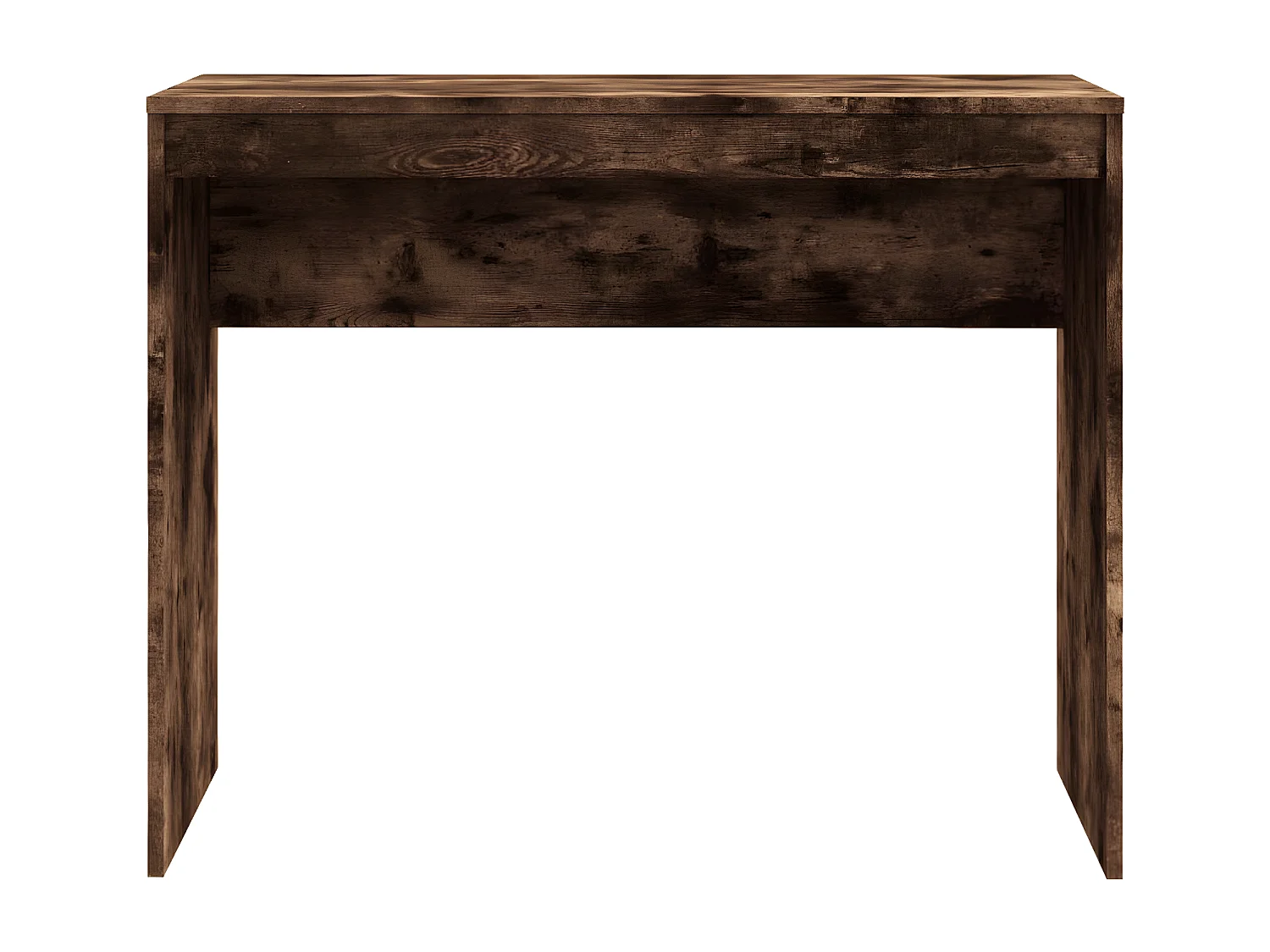 Escritorio de madera contrachapada roble ahumado 90x40x72 cm