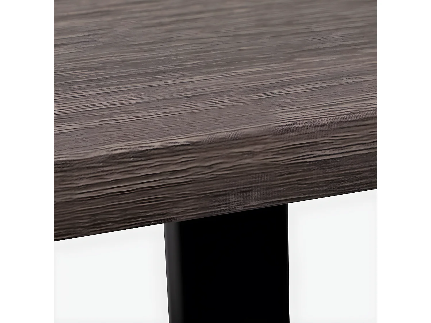 Bureau avec 2 étagères Gris et chêne