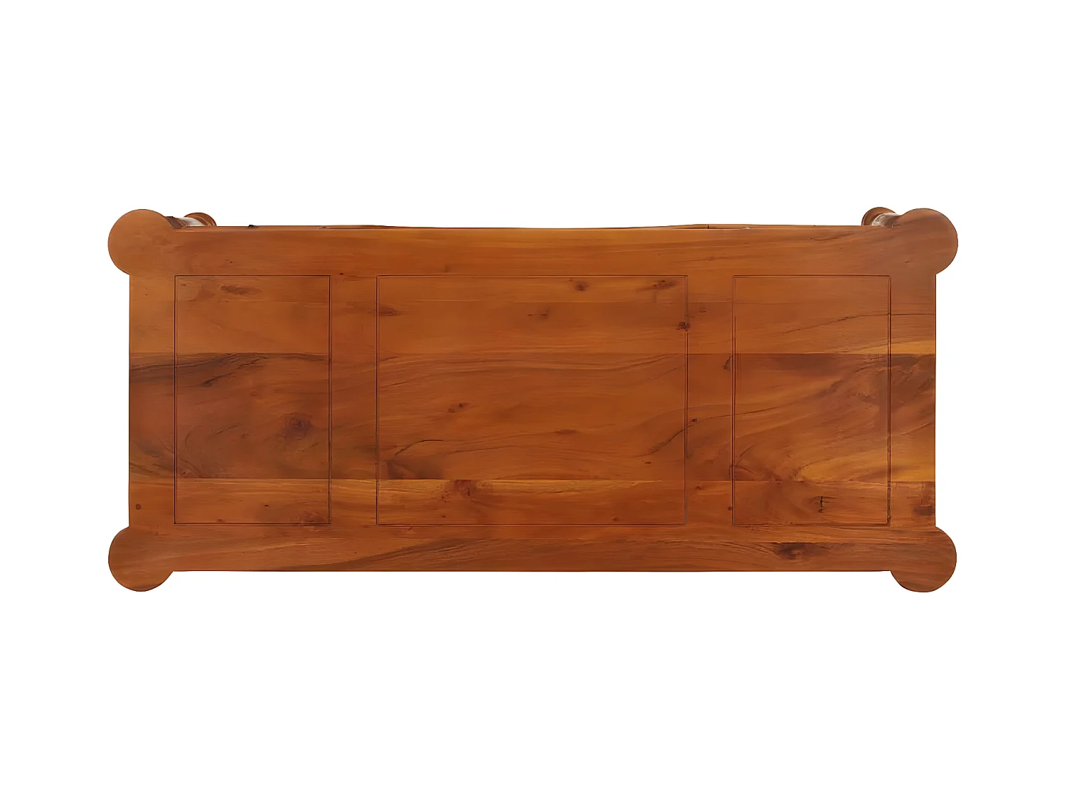 Bureau avec tiroirs 110x50x76 cm bois d'acacia solide