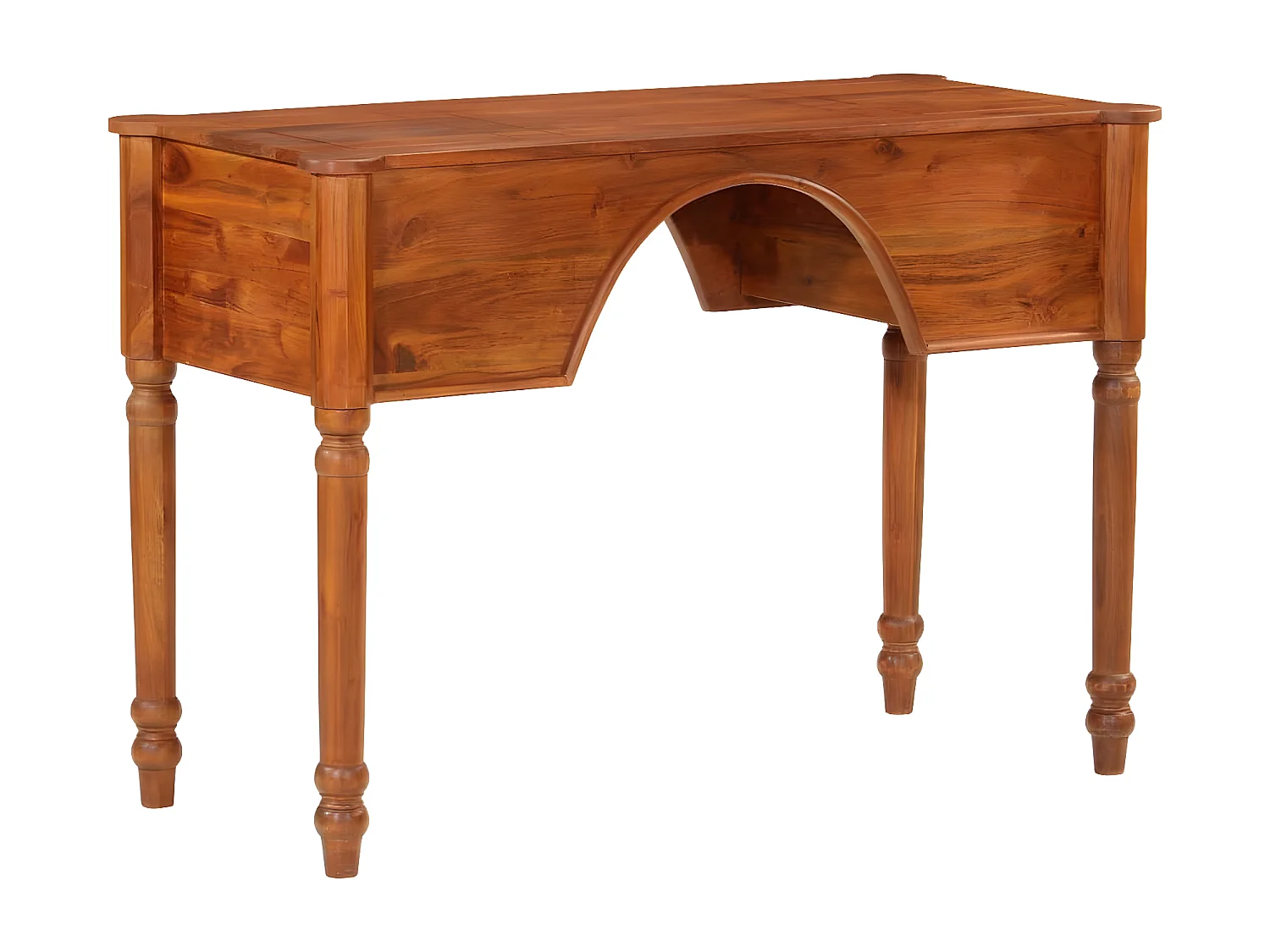 Bureau avec tiroirs 110x50x76 cm bois d'acacia solide